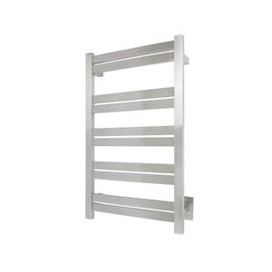 WarmlyYours Grande 34.2-in Brushed Stainless Steel 10-Bar Towel Warmer