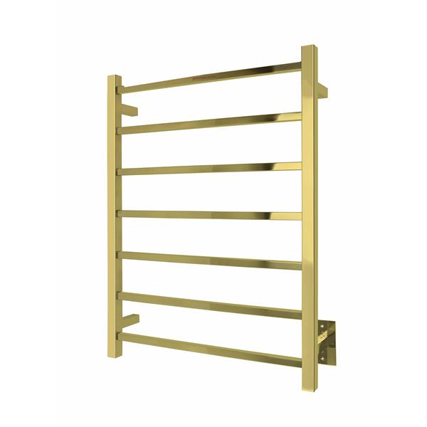 WarmlyYours Tahoe 31.5-in Gold 7-Bar Towel Warmer TWS2-TAH07GH | RONA