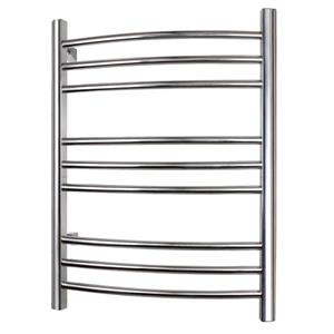 WarmlyYours Riviera 24-in Brushed Stainless 9-Bar Towel Warmer