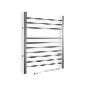 WarmlyYours Infinity 24-in Brushed Steel 10-Bar Towel Warmer with WeMo Switch