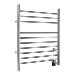 WarmlyYours Infinity 24-in Brushed Steel 10-Bar Hardwired Towel Warmer with WeMo Switch
