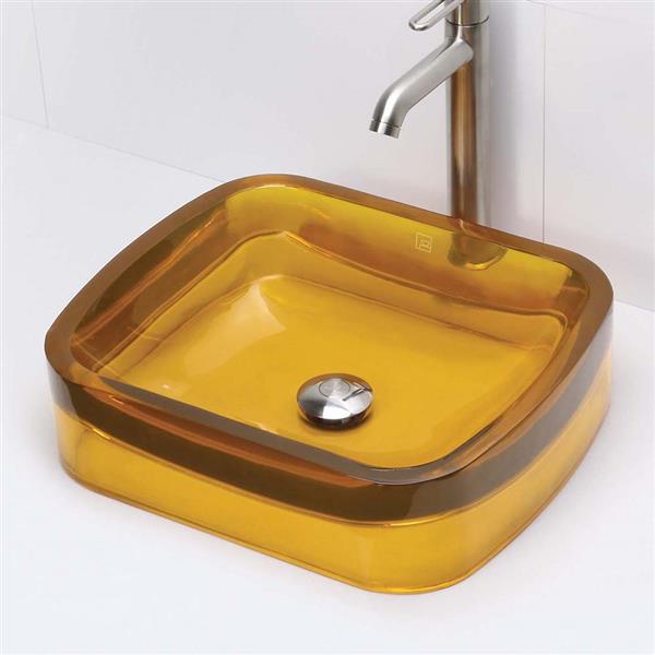 Decolav Lacee Above-Counter Rectangular Honeycomb Sink
