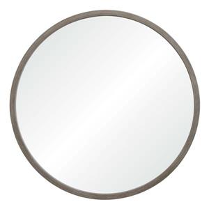 Notre Dame Design Birman Mirror - 34-in x 34-in- Wood - Gray