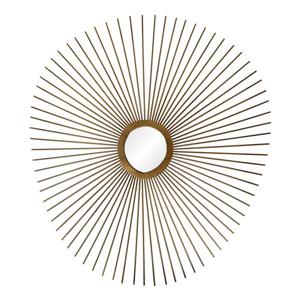 Notre Dame Design Seattle Mirror - 27-in x 30-in- Metal - Copper