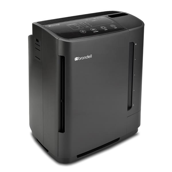 Brondell O2+ Revive True HEPA Black 12.5-in Air Purifier And Humidifier