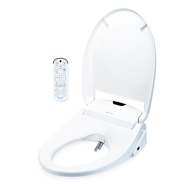 Brondell Swash 1400 Bidet Seat 15.2-in x 20.43-in White Plastic