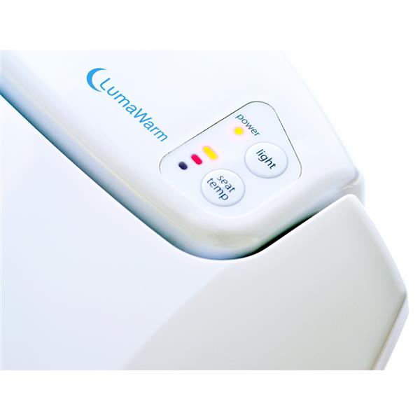 Brondell LumaWarm Heated Bidet Seat 14.3-in x 20-in White