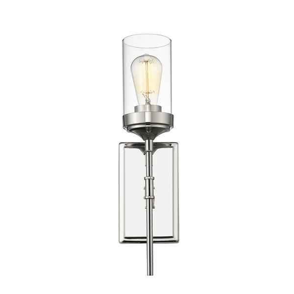 Z-Lite Calliope 17.50-in x 4.50-in x 5.25-in Polished Nickel Wall Sconce