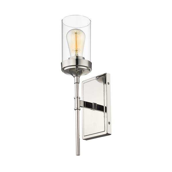 Z-Lite Calliope 17.50-in x 4.50-in x 5.25-in Polished Nickel Wall Sconce