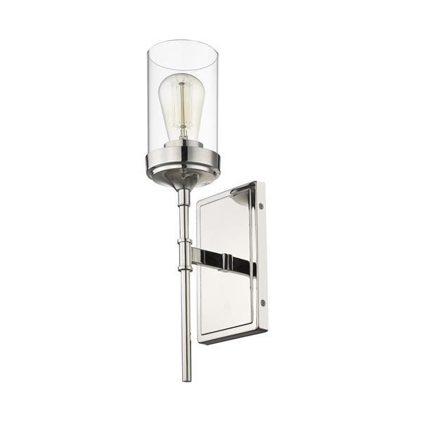 Z-Lite Calliope 17.50-in x 4.50-in x 5.25-in Polished Nickel Wall Sconce