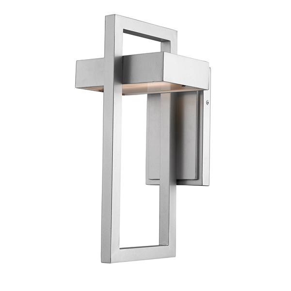 Z-Lite Luttrel 15.00-in x 7.12-in Grey Outdoor Wall Sconce