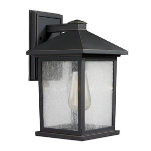 Z-Lite Portland 14-in Oil Rubbed Bronze Outdoor Wall Light