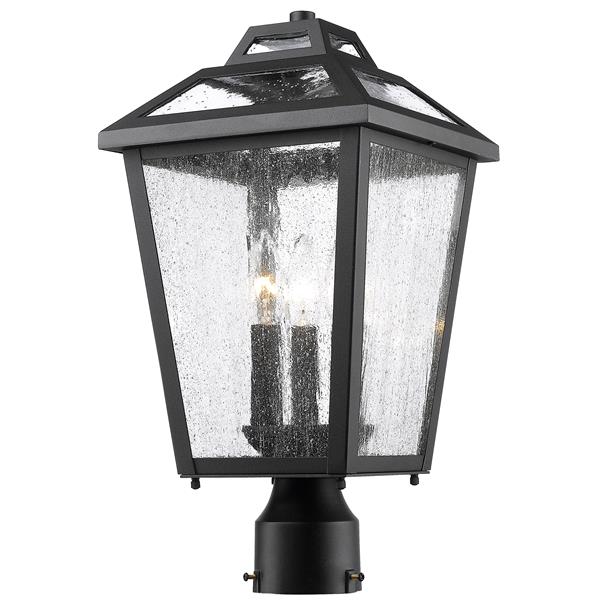 Z-Lite Bayland 3-Light Outdoor Post Mount Light - Black