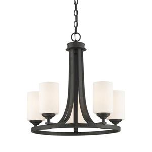 Z-Lite Bordeaux 5-Light 21.5-in Bronze Chandelier