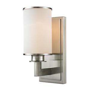 Z-Lite Savannah Brushed Nickel 1 Light Wall Sonce