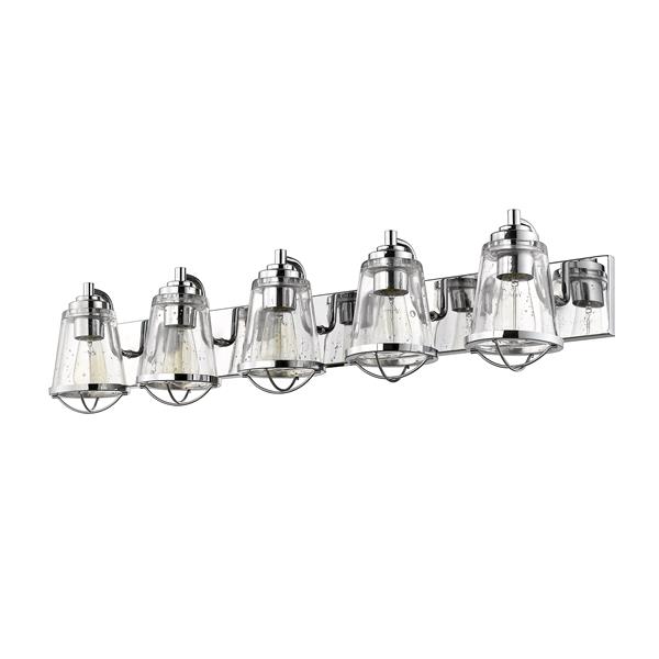 Applique pour salle de bain Mariner, 5 ampoules, chrome