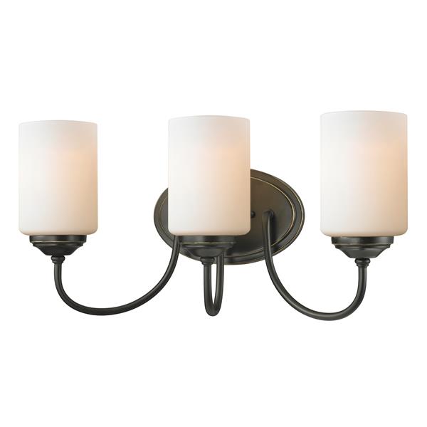 Z-Lite Cardinal 3-Light Olde Bronze Vanity Light