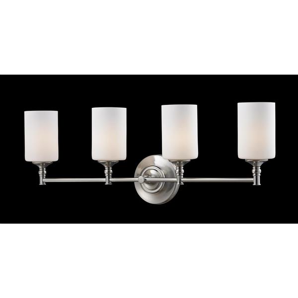 Z-Lite Cannondale 4-Light Brushed Nickel Vanity Light