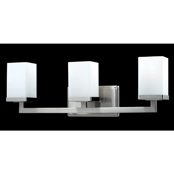 Z-Lite Tidal Brushed Nickel 3 Light Vanity Light