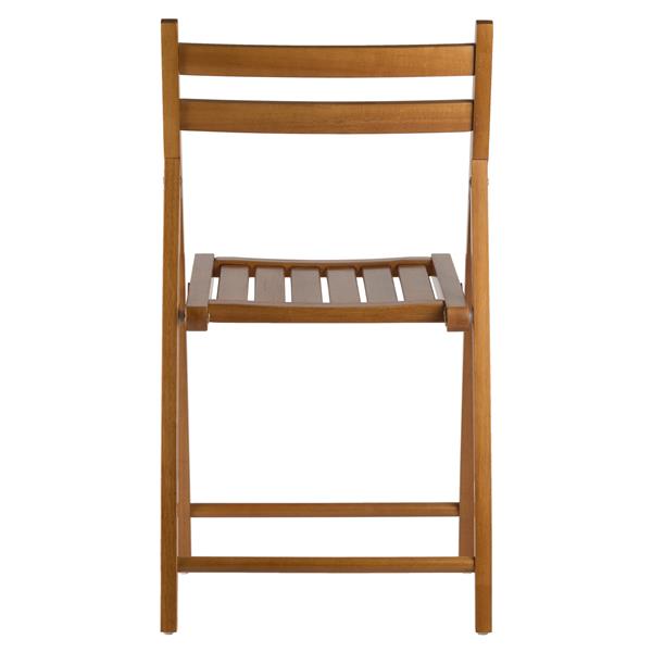 Winsome Wood Robin 17.4-in Brown Folding Chair (Set of 4)