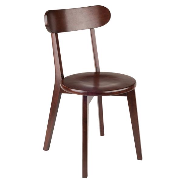 Chaises de cuisine Pauline noyer, 17,32 po,  ens. de 2