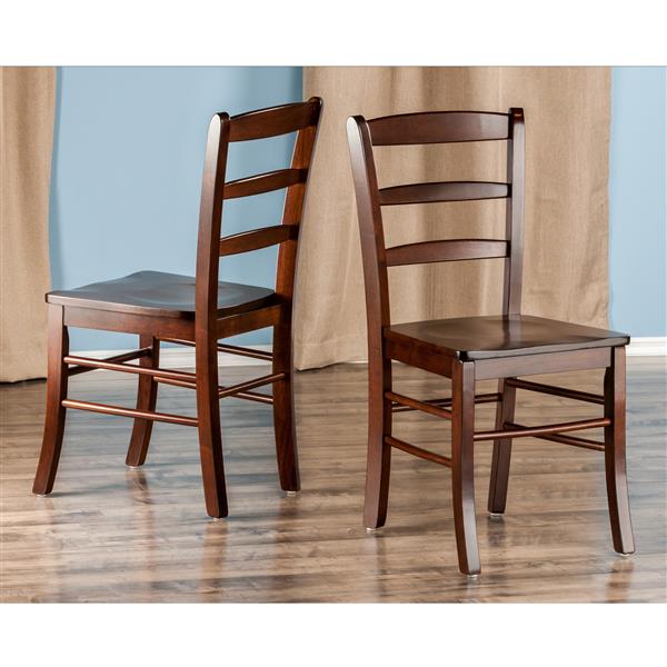 ens. de chaises Benjamin, 17,97 po, noyer, ens. de 2