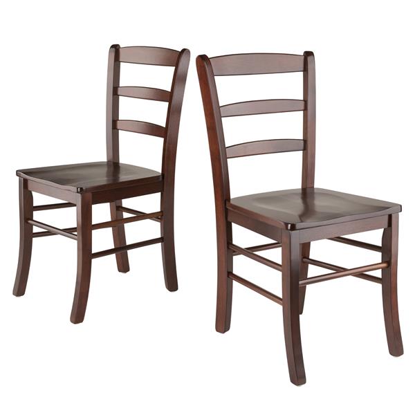 ens. de chaises Benjamin, 17,97 po, noyer, ens. de 2