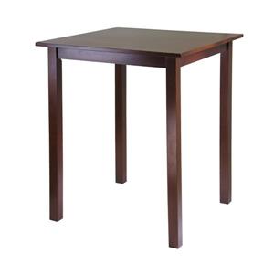 Table Parkland, 33,86 po x 38,98 po, bois, noyer