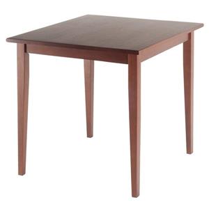 Table à manger Groveland, 29,53 po x 29,13 po, bois, noyer