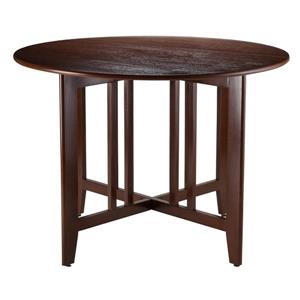 Table à abattants Alamo, 41,97 po x 29,65 po, bois, noyer