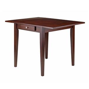 Table à abattants Hamilton, 30,55 po x 29,13 po, bois, noyer