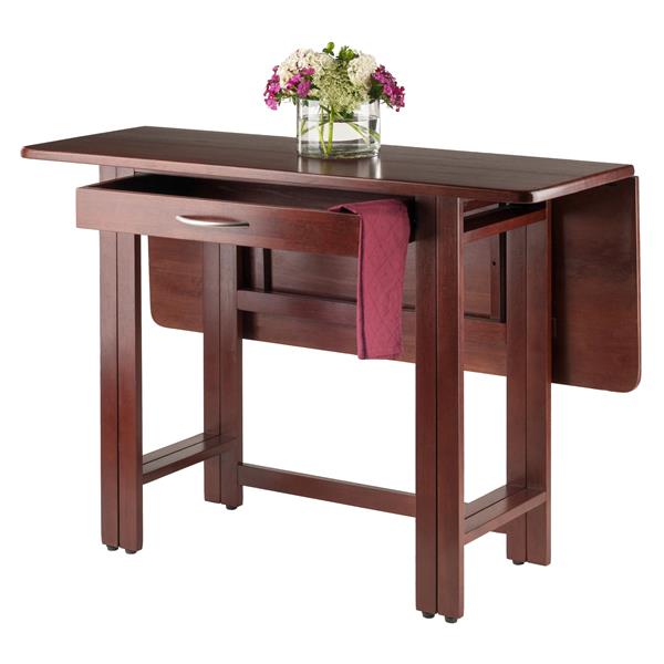 Winsome Wood Taylor 30.51-in x 29.13-in Drop Leaf Table