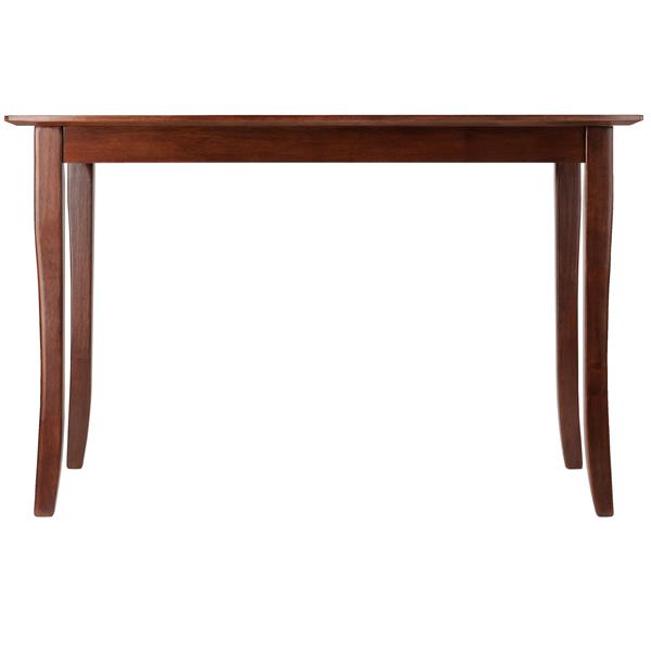 Winsome Wood Inglewood Dining Table 29.53in x 29.13 Wood Walnut