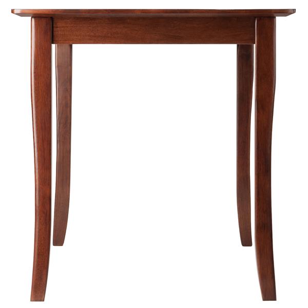 Winsome Wood Inglewood Dining Table 29.53in x 29.13 Wood Walnut