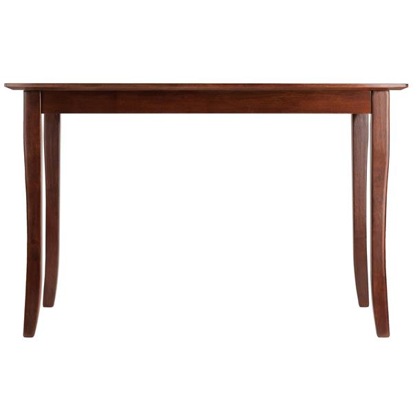 Winsome Wood Inglewood Dining Table 29.53in x 29.13 Wood Walnut