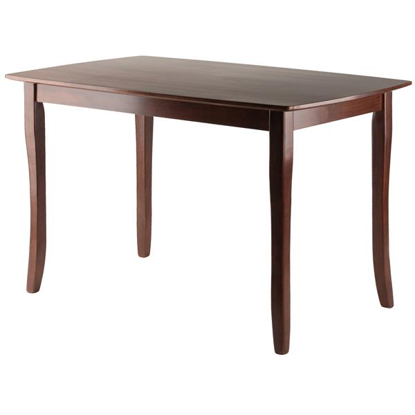 Winsome Wood Inglewood Dining Table 29.53in x 29.13 Wood Walnut