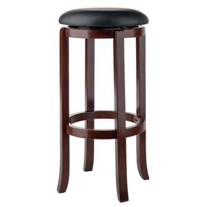 Winsome Wood Walcott Bar Stool 16.97-in x 30.24-in Walnut