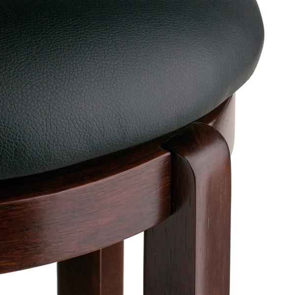 winsome walcott swivel bar stool