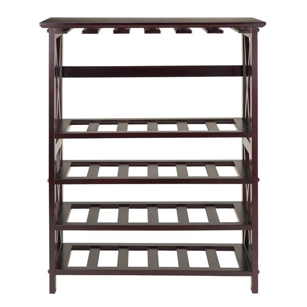 Winsome Wood Rio Wine Rack  - 28.74-in x 35.71-in - Wood - Brown