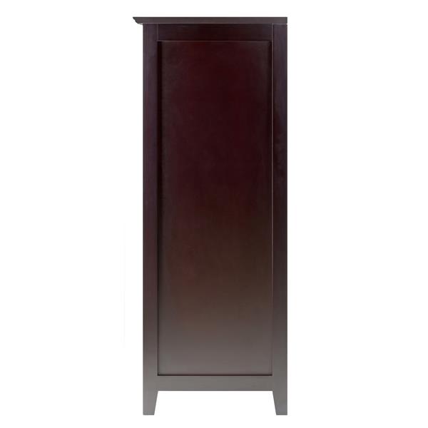 Winsome Wood Bordeaux Wine Cabinet - 22.64-in x 40-in - Composite - Brown