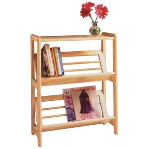 Winsome Wood Juliet 30.10-in x 24.00-in x 10-in Natural Bookshelf