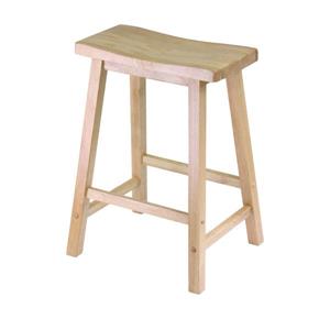 Winsome Wood Satori Beech Wood 17.48-in x 24-in Bar Stool