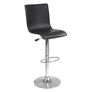 Winsome Wood Spectrum Air Black Metal 16.34-in x 22.72-in Bar Stool