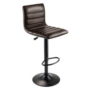 Winsome Wood Holly 15.75-in x 23.82-in Metal Espresso Barstool
