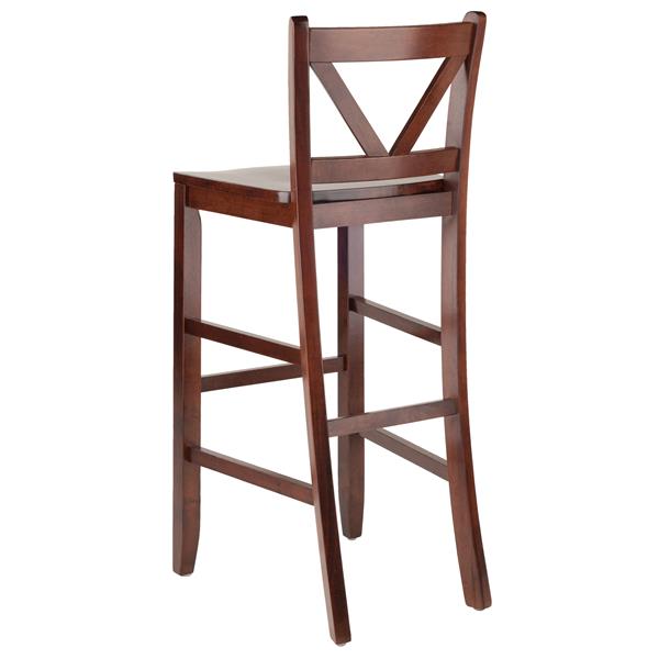 Winsome Wood Victor Wood Counter Stools 16.5-in x 23.98-in (Set of 2)