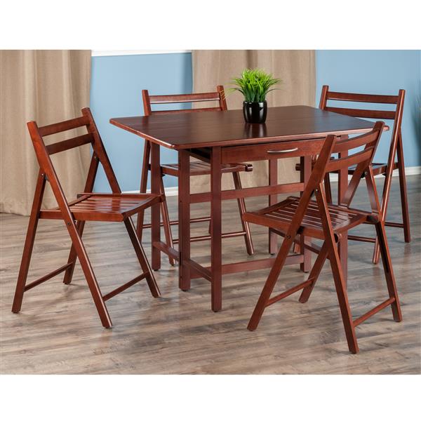 Winsome Wood Taylor 5 Piece Drop Leaf Dining Set