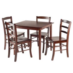 Winsome Wood Groveland 5 Piece Square Dining Table with 4 Chairs