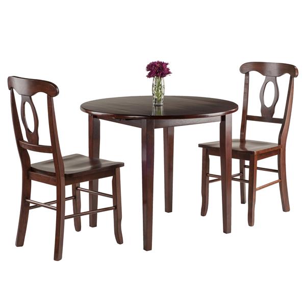 Ensemble de table Clayton, 3 pièces, 2 chaises