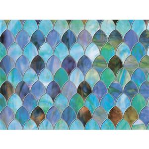Brewster Wallcovering Peacock Sidelight Premium Film - 11.5" x 78"