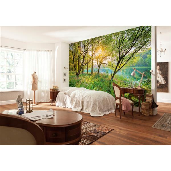 Brewster Wallcovering Spring Lake Wall Mural - 100-in x 145-in